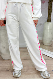 Neon lover jogger - Wit