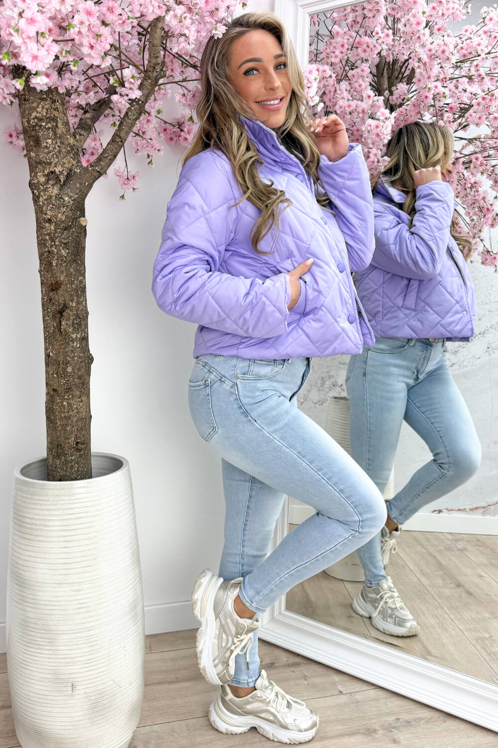 Perfect puffer jacket - Lila