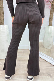 Number one ribbed pants - Bruin