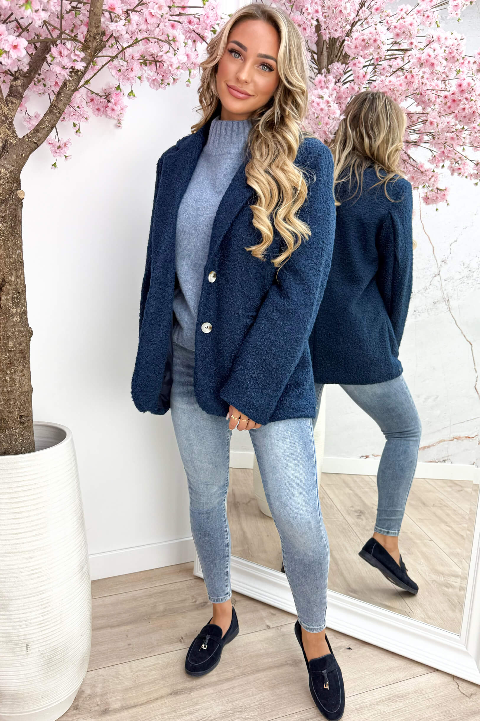 Teddy blazer - Navy
