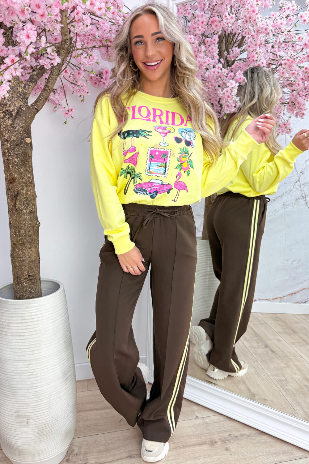 Florida sweater - Geel