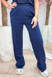 Pantaloni comodi di base per te - Navy