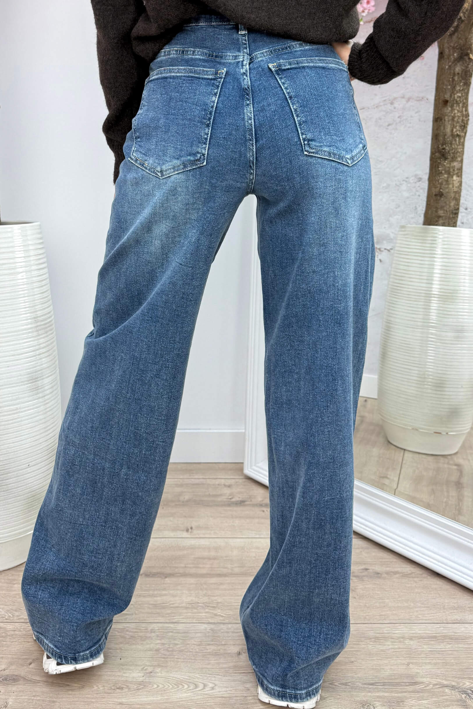 Dad fit cross over jeans Y3328-1 - Jeans blue