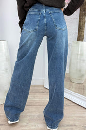 Dad fit cross over jeans Y3328-1 - Jeans blue
