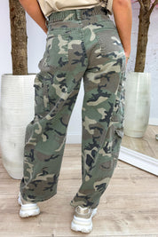 Camo balloon jeans - Army
