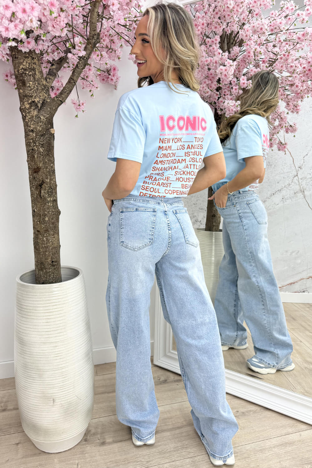 Iconic T-shirt - Sky blue