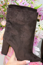Suede dream heels - Bruin
