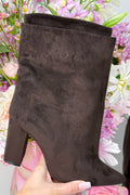 Suede dream heels - Bruin