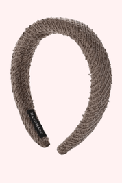 Finishing touch diadeem - Dk. taupe