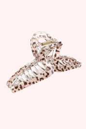 Leopard hairclip - Beige