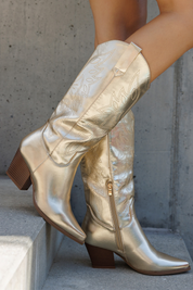 Western girl cowboy laars - Goud