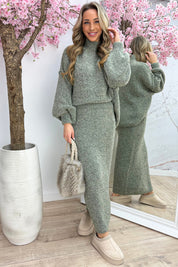 Cozy all day co-ord - Army