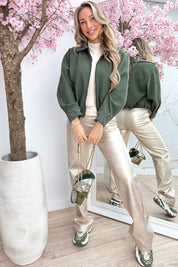 Corduroy vilt bomber - Army