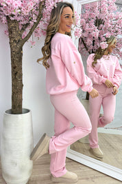 Heart of gold sweater - Lollypop roze