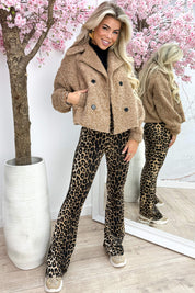 Vilt trenchcoat - Camel