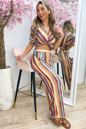 Coconut lurex co-ord - Geel