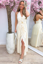 Pearls and diamond slipper - Wit