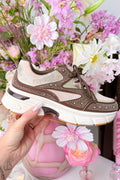 Sparkle step sneaker - Bruin