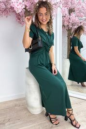 Robe toujours brillante - DK. vert