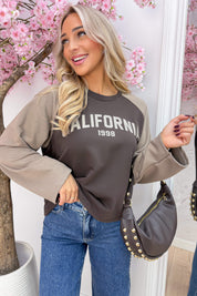 California calling sweater - Taupe