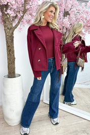 Ready for fall vilt trenchcoat - Bordeaux