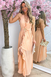 Honolulu maxi dress - Lt. oranje