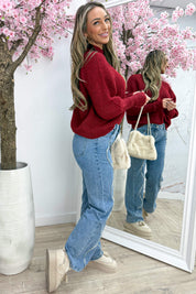 Forever favorite trui - Bordeaux