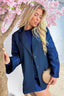 Wild at rose blazer - Navy