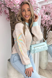 Under the palms trui - Mint