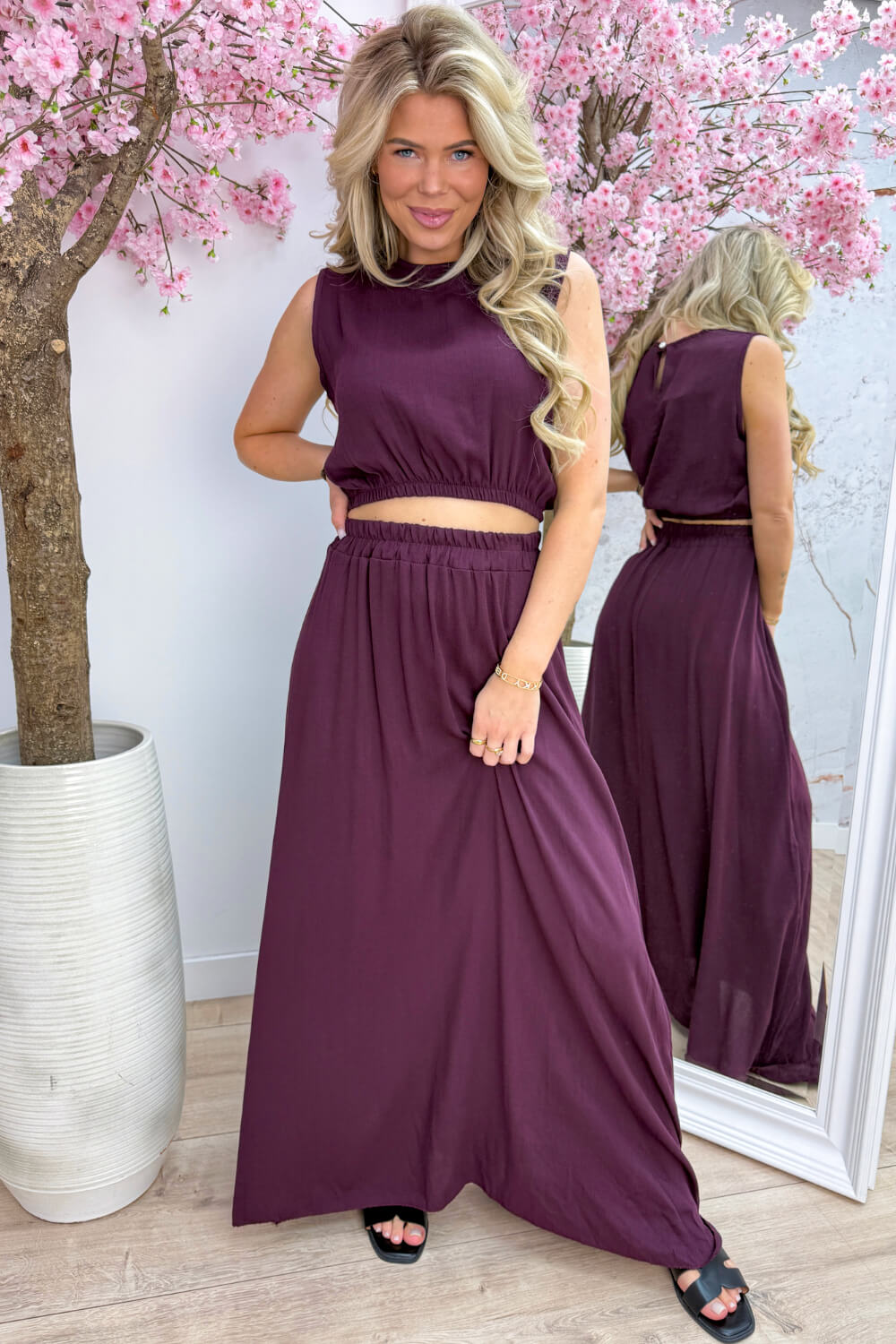 Solea co-ord - Berry purple