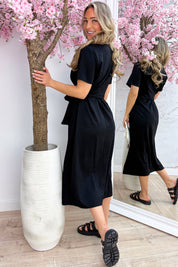 Wrap it up dress - Zwart