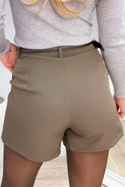 Chic everyday short (Incl. riem) - Bruin