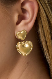 Lovely love oorbel - Goud
