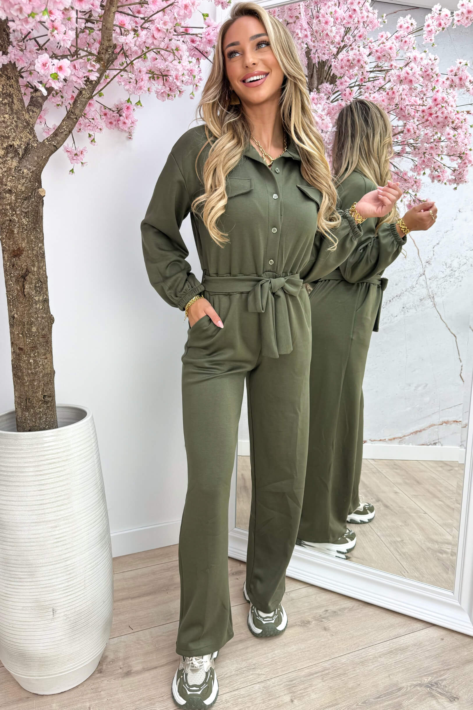 Comfy all day jumpsuit - Army