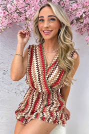 Missy ruffle jumper - Taupe