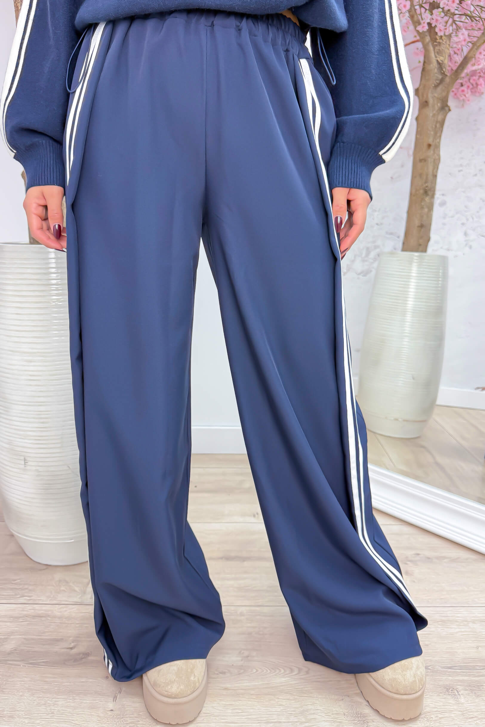 On the right track pants - Navy