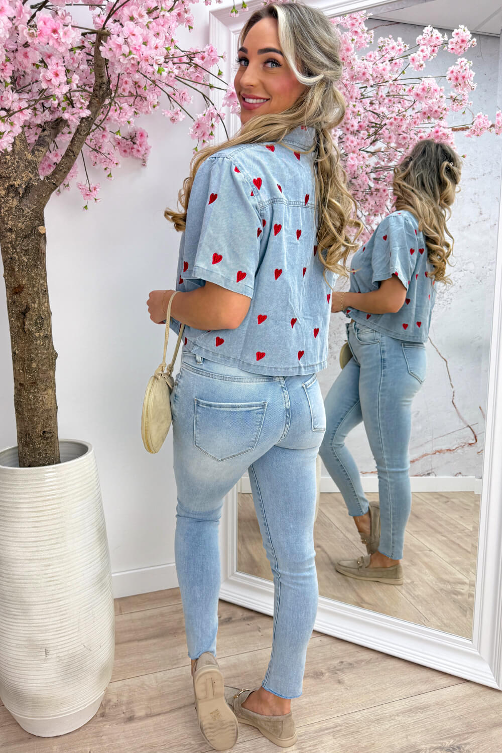 So in love denim blouse - Jeans blue