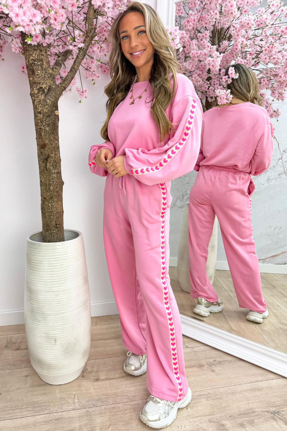 Neon lover jogger - Lollypop roze