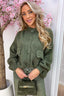 Pull tricoté Snuggle Up - Armée