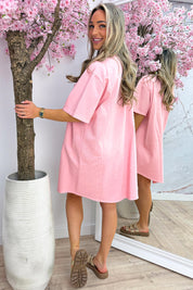 I'm your favorite denim dress - Roze