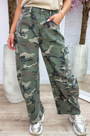 Camo balloon jeans - Army