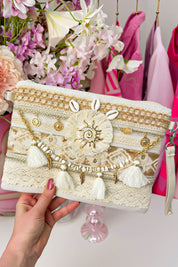 La palma clutch - Beige