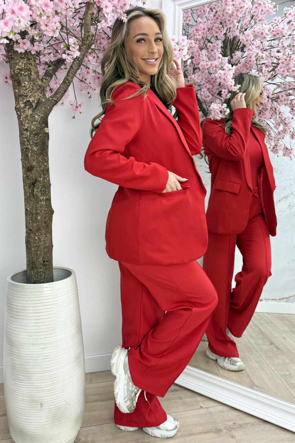 Classy blazer - Rood