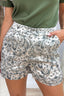 Deluxe paisley shorts - Lt. gray