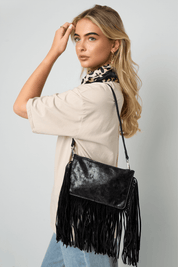 All time favorite fringe bag - Zwart