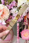 Perfect fit adjustable belt (Real leather!) - Taupe