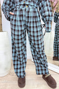 Check it twice pants - Sky blue