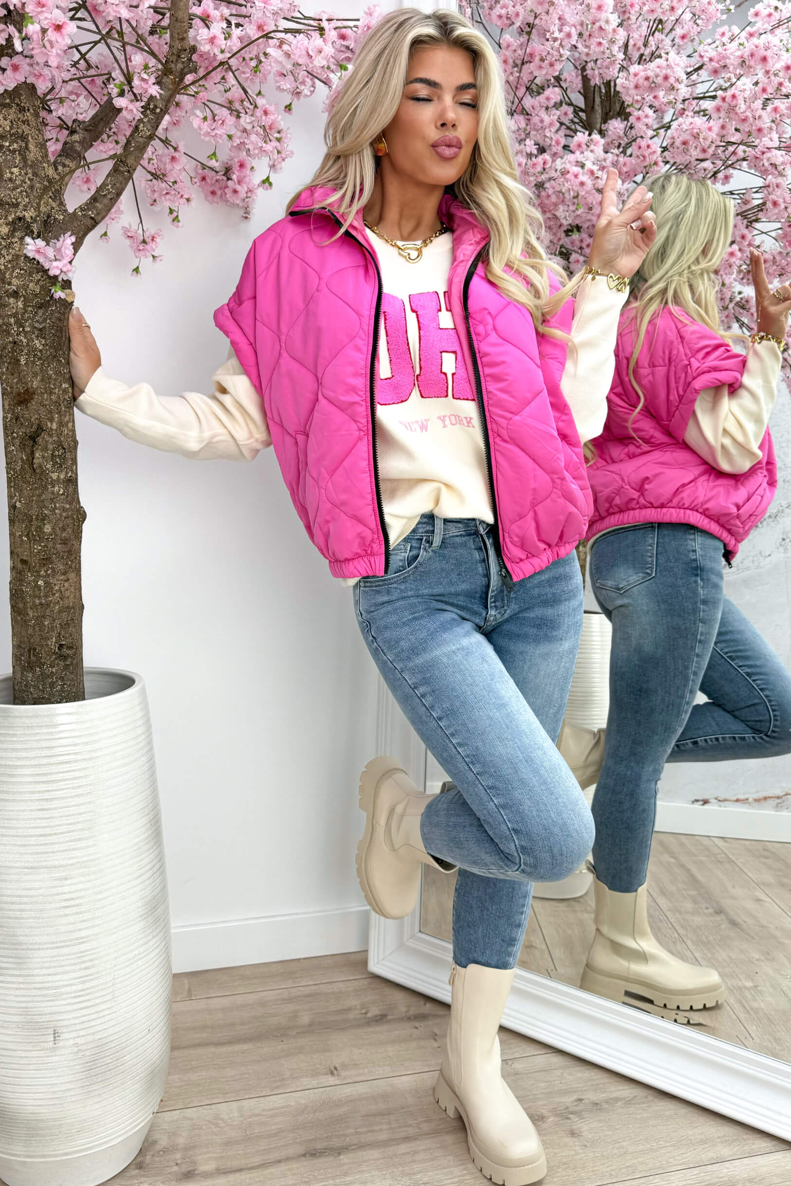 Immer eine gute Idee Körperwärmer - Fuchsia