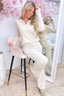 Cables and cuddles comfy co-ord - Beige