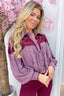 Blooming beautifully stripe blouse - Bordeaux